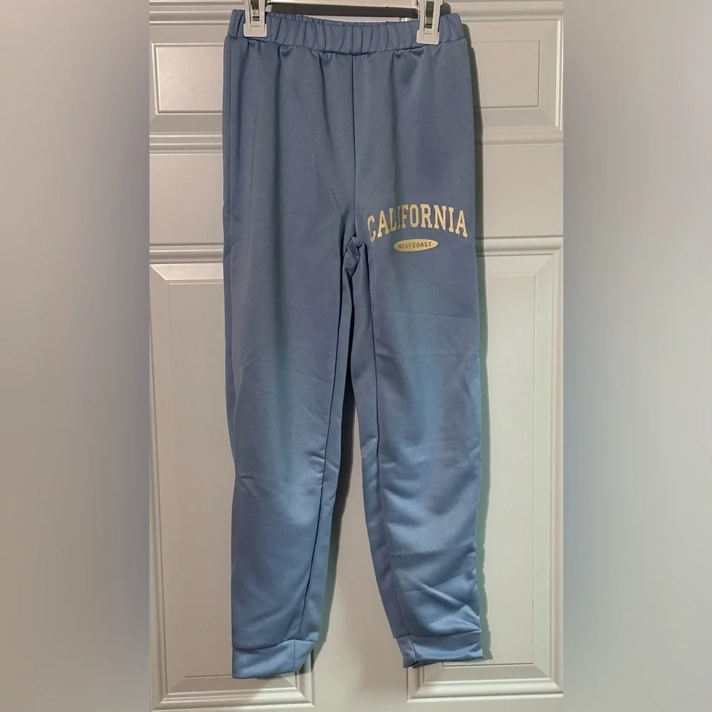 Girl's 2 Piece California Sweatshirt & Pants Size 10Y